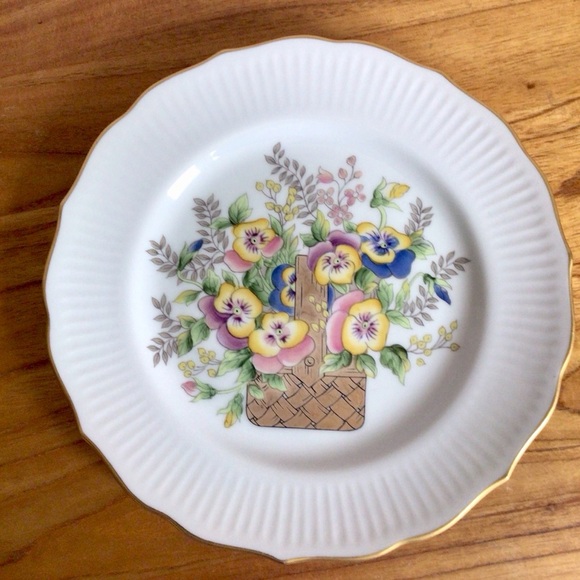 Vintage RFB for Tastesetter Golden Bouquet Plates - Set of 2 - Picture 2 of 9